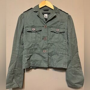 MARC JACOBS Utility Cargo Jacket, Cropped, Army Green